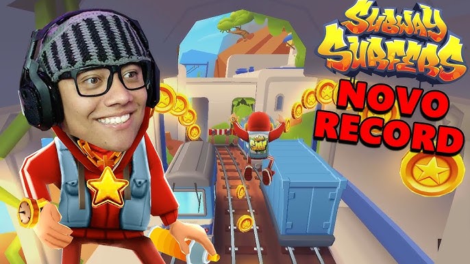 Jogando SUBWAY SURFERS com desafio NO COINS 100% 