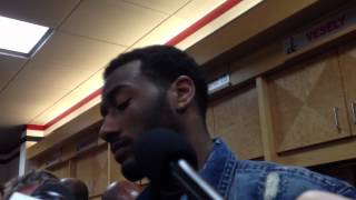 John Wall post game Wizards vs. Cavs 4/14/12