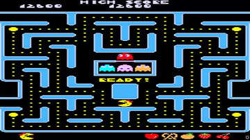 ARCADE HACK MS PACMAN WITH PACMAN FONT Tim Appleton 2000 MS PAC MAN HACK HOMEBREW