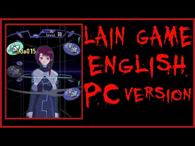 Serial Experiments LAIN PS1 Game - ENGLISH Translated PC 
