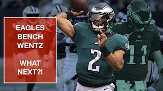 EAGLES BENCH CARSON WENTZ IN LOSS TO PACKERS | INTERNET REACTS