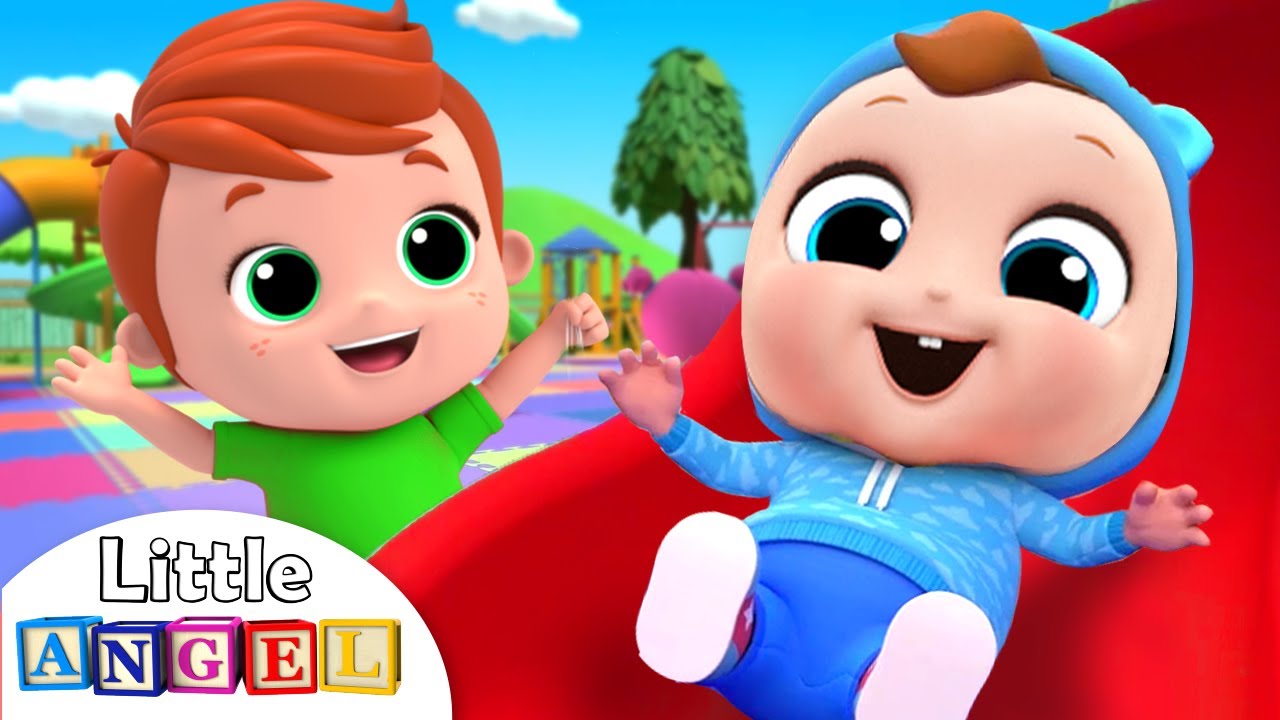 kids rhymes videos Hide and Seek at the Playground | Peek a Boo | Nursery Rhymes by Little Angel