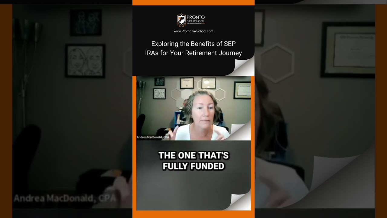 SEP IRAs: A Simple Retirement Solution for Self-Employed Individuals & Small Business Owners. #shorts