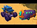 Открыл Бигфута и нарвался на Чужебусов в Car Eats Car 3D. Серия 8