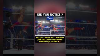 Nikki Bella Kicked John Cena Live During Wwe Clash In Paris Match