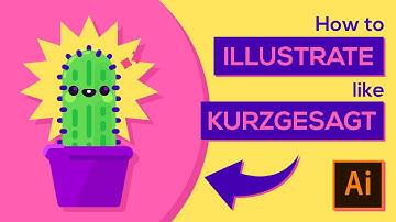 How to Illustrate like Kurzgesagt (In a Nutshell) | Illustrator Beginner Tutorial