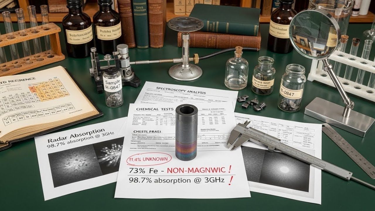 Металлический сердечник, не прошедший ни одной классификации сплавов союзников и стран Оси.