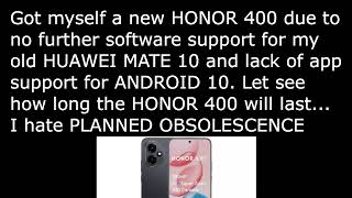 HONOR 400 - Only bought this phone due to lack of support for ANDROID 10. RIP ANDROID 10 💀📱 screenshot 4