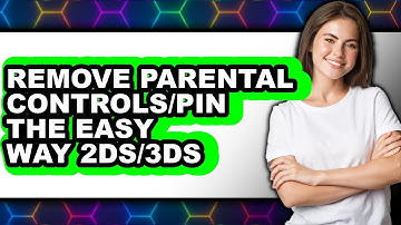How to Remove Parental Controls/pin the Easy Way 2ds/3ds (updated)