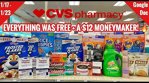 CVS Free & Cheap Coupon Deals & Haul | 1/17 - 1/23 | 26 Items for FREE + a $12 Money Maker! 🔥🙌🏽