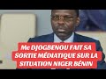 Me djogbenou  sur la situation du niger  bnin dah dohoundo en parle