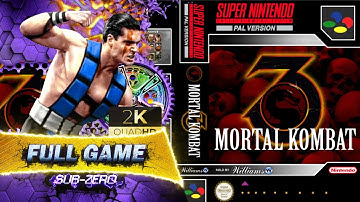 Mortal Kombat 3 Sub-Zero Snes Walkthrough | 1440p