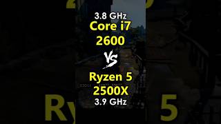 i7 2600 vs Ryzen 5 2500x Test in Games