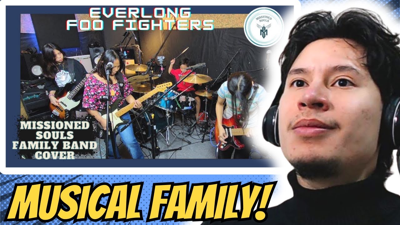 ARTIST REACTS! | EVERLONG - Foo Fighters | Missioned Souls - family band studio cover