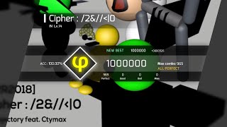 [Phigros] Cipher : /2&//〈 |0  (IN) All Perfect