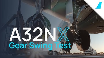 FBW A32NX | Hydraulic Gear Swing Demonstration