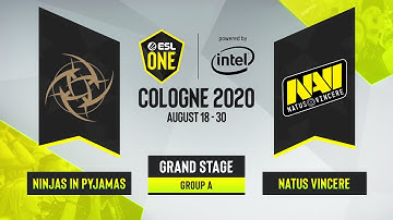CS:GO - Natus Vincere vs. Ninjas in Pyjamas [Train] Map 2 - ESL One Cologne 2020 - Group A - EU