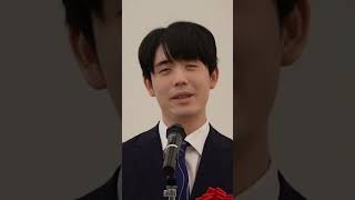 最優秀棋士賞の藤井聡太名人・竜王、10年目の至言「棋士になった当初、完璧な将棋を指せるはずだと」【第53回将棋大賞表彰式】＝北野新太撮影 #将棋 #藤井聡太 #shorts