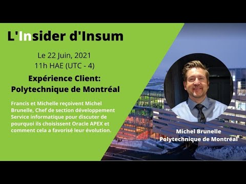 L'Insider d'Insum : Expérience client - Polytechnique de Montréal