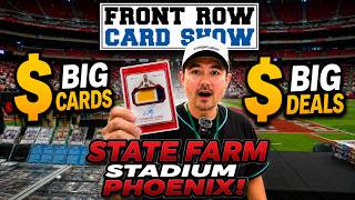 CHASING SPORTS CARD DEALS IN A HUGE NFL STADIUM! FRONT ROW PHOENIX VENDOR POV!