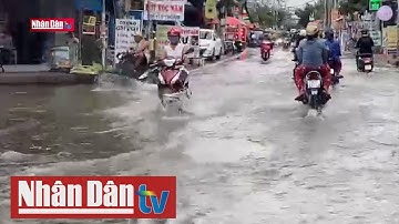 Triều cường khiến nhiều tuyến đường TP Hồ Chí Minh ngập nặng | Giao thông 24h