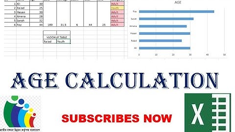 ((Age Sheet )) MS Excel || project as per Specification Computer Operation, Level3 ||| NSDA......