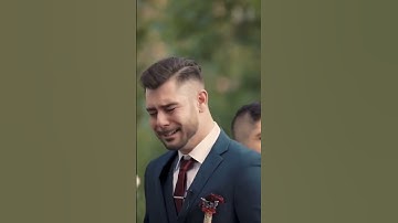 Groom Breaks Down And CRIES After Seeing Bride!!! 😭#shorts