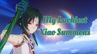 My Luckiest Summons on the Limited Banner - Wishing for Xiao - Genshin Impact
