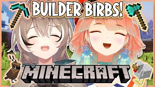 【MINECRAFT】BUILDER BIRBS!!! With Mumei! 🦉 #kfp #キアライブ