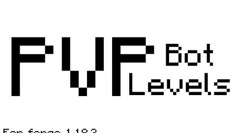 PVP Bot Levels Mod - (Forge 1.18.2 - Download In The Description!)