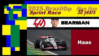 50 Anos Gp Do Brasil - 2025 - Haas O.bearman