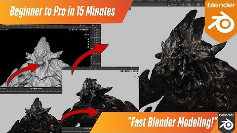 15-Minute Blender Modeling: Beginner to Pro - Fast 3D Design Tips