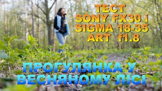 Прогулянка в лісі Києва у квітні 2023 року. Знято на Sony FX30 та Sigma 18-35 Art SLOG3 4K