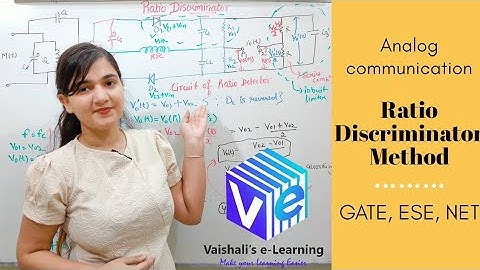 L 58 | Ratio Discriminator I FM Demodulation I Analog Communication | Frequency Modulation |GATE ESE