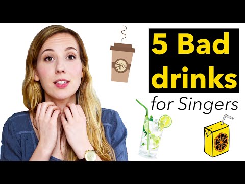 5 Bad Drinks for Singers