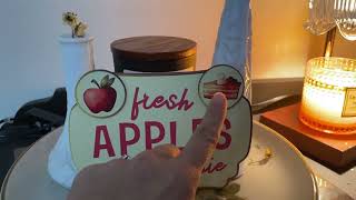 AMHGLW Autumn Apple Pie Wooden Sign, Spice up your fall decor with this wooden sign!