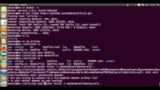 Dockerizing Rails App building rails image and deploy rails onto server -2