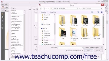 Creating a Digital Signature - Adobe Acrobat XI Training Tutorial Course