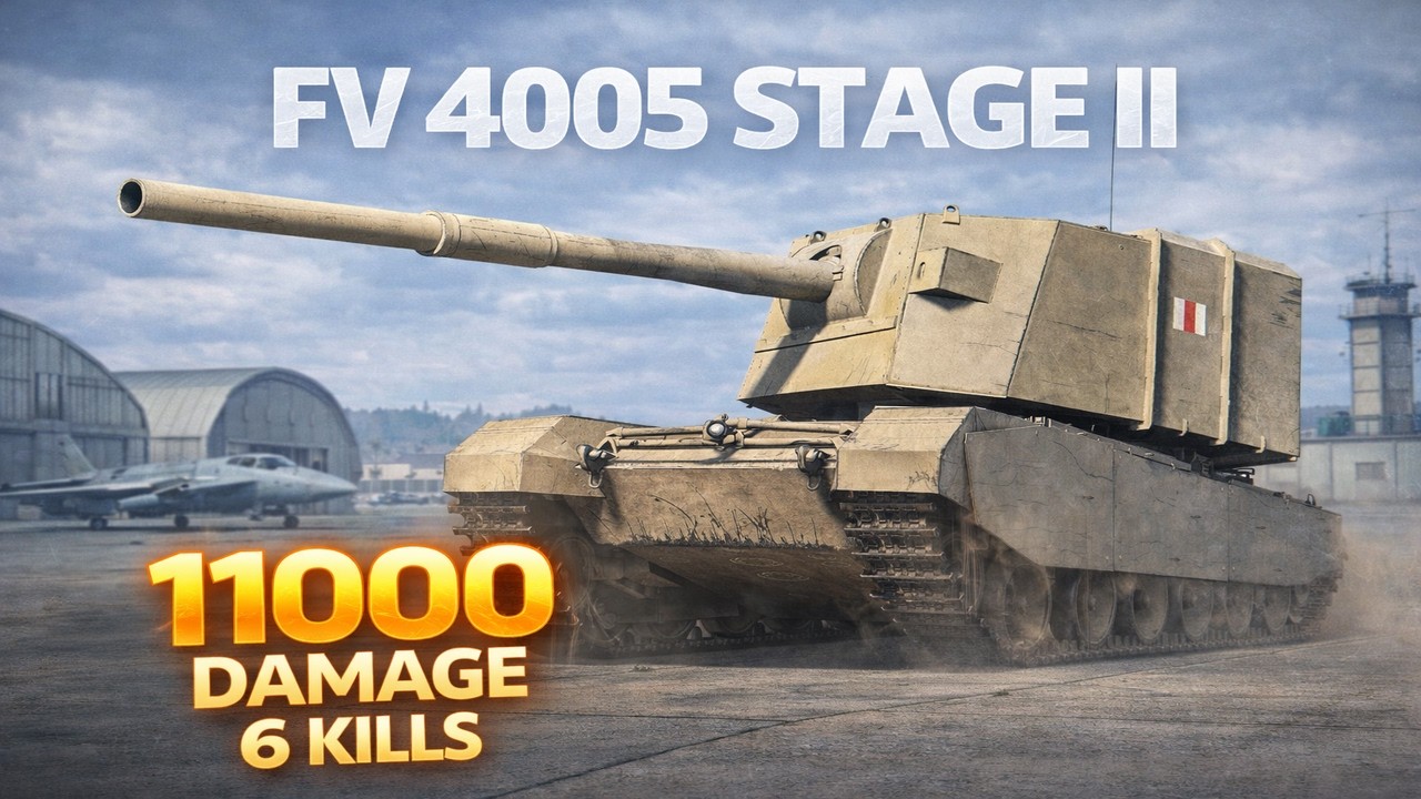 FV 4005 Stage II I Oyunun En Yıkıcı Gücü 11K Damage 6 KİLLS #wot #worldoftanks #танкблиц