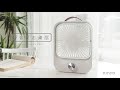 KINYO復古無段式桌扇(白)UF5750W product youtube thumbnail