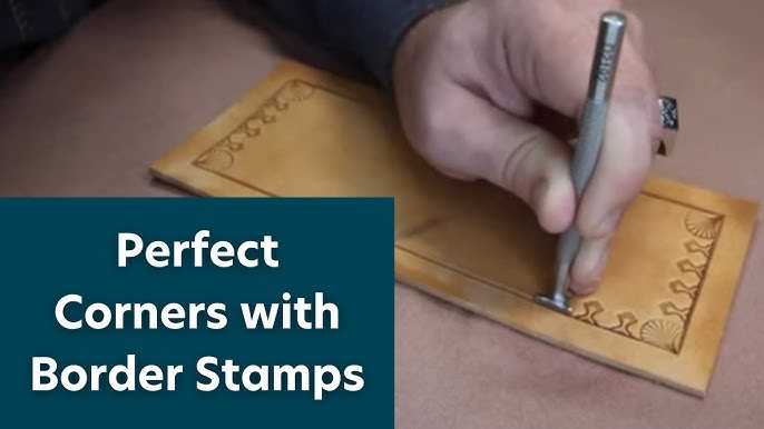 The Leather Element: Confidence with Letter Stamps 