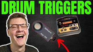 My FIRST EXPERIENCE Using DRUM TRIGGERS!!!