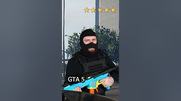 GTA San Andreas Vs. GTA 5 Max Wanted Level