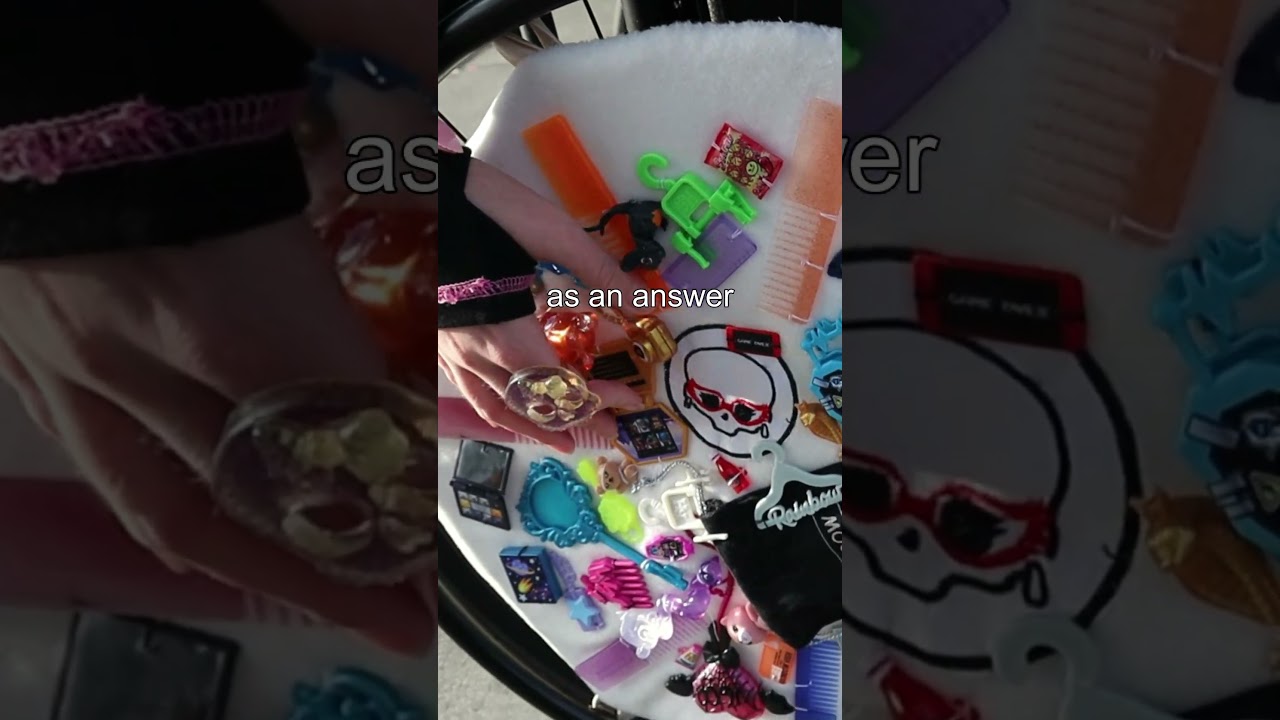 Playing I Spy with My Doll Wheel Covers