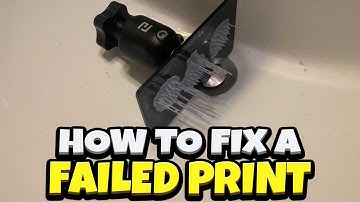 How to clean a Failed Print | Resin Print
