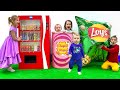 Vending Machine Soda Children's Songs and Videos with Five Kids