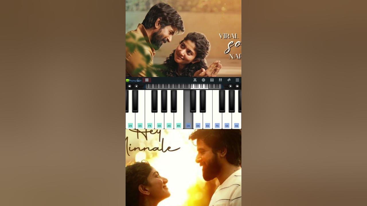 Hey Minnale Song | Amaran | Piano Tutorial Hey Minnale Song | Amaran | Piano Tutorial