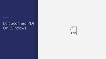 Edit Scanned PDF on Windows with PDFelement