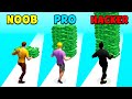 NOOB vs PRO vs HACKER - Money Run 3D