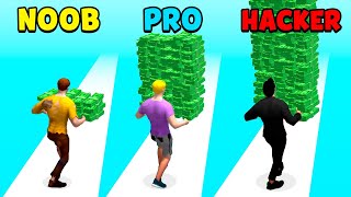 NOOB vs PRO vs HACKER - Money Run 3D